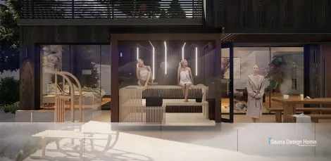 vonkajšia fínska sauna vonkajšia fínska sauna