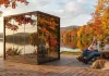 Zen mirror sauna