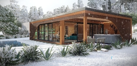 privátny rodinný wellness sauna dom