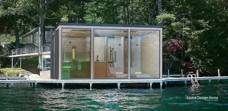 Komfortná vonkajšia sauna – Milano Komfortná vonkajšia sauna – Milano