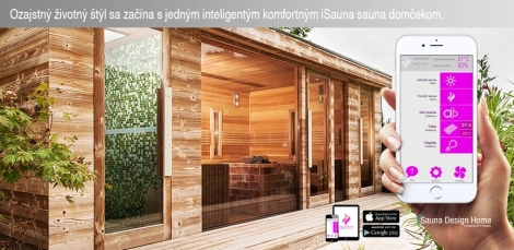 Sauna riadič na smart telefón