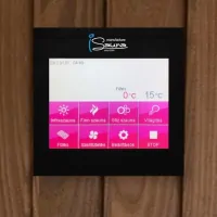  Predný panel ovládač sauny s dotykovou obrazovkou