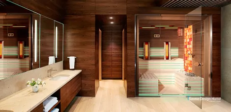 Kombinovaná sauna na mieru s himalájskou soľou Kombinovaná sauna na mieru s himalájskou soľou