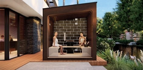 modern sauna