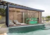 Luxusný relax panoramatický kombi sauna dom Como Luxusný relax panoramatický kombi sauna dom Como