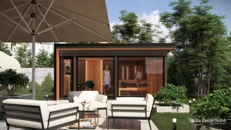 Jedinečný saunový wellness domček Jedinečný saunový wellness domček