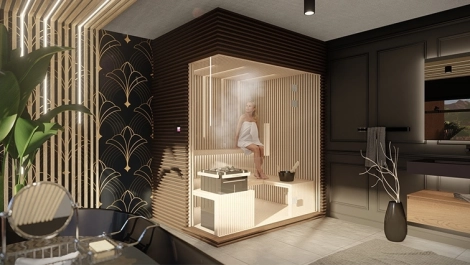 vnútorná sauna vnútorná sauna