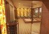 Individuálna sauna s himalájskou soľnou stenou