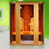 Infrasauna Mystic II. s himalájskou soľou