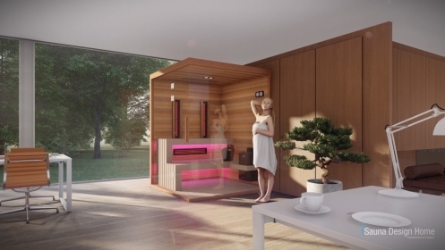 kombi interiérová sauna, kombinovaná sauna