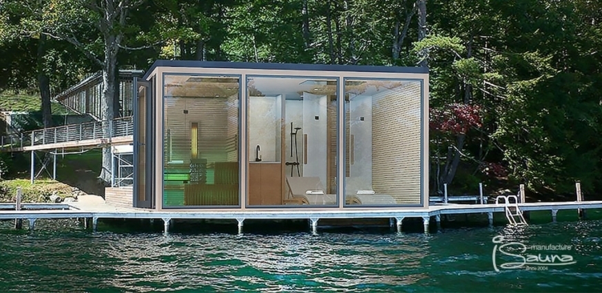 Kombi sauna dom pri jazere