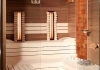 Kombinovaná sauna na mieru s presklenou stenou