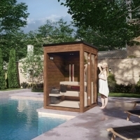 Kombinovaná vonkajšia sauna