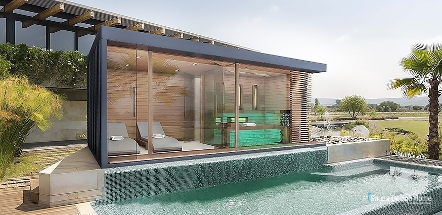 Luxusný relax panoramatický kombi sauna dom Como