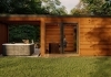 moderný sauna dom na mieru