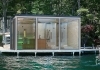 Moderný sauna dom pre polovnícke zväzy