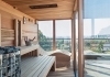 Panoramatická sauna v modernom prevedení