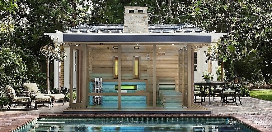 Relax panoramatická záhradná sauna Garda