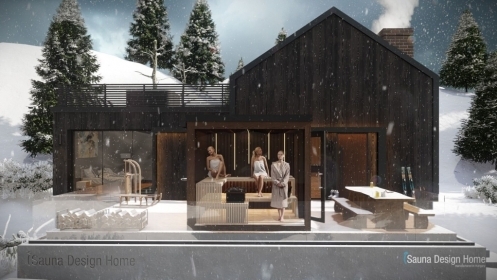 vonkajšia sauna, fínska sauna, dizajn sauna