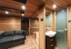 Wellness sauna dom so sprchou