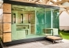 Wellness sauna so zimnou záhradou