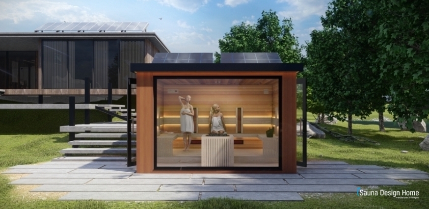 záhradná rodinná sauna