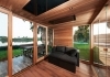 Záhradný sauna dom s infra kúrením